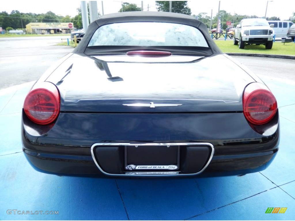 2005 Thunderbird Premium Roadster - Evening Black / Black Ink photo #4