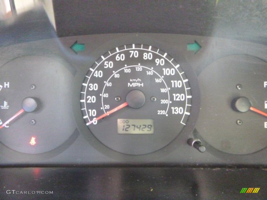 2002 Spectra LS Sedan - Black / Gray photo #15