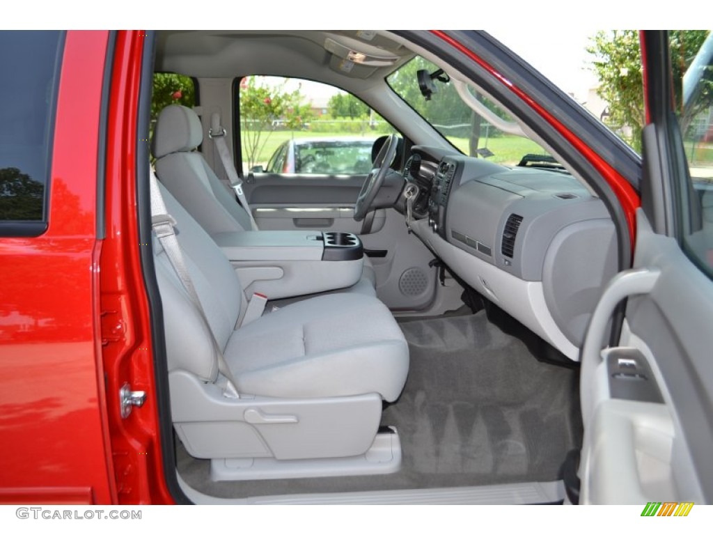 2013 Silverado 1500 LT Crew Cab - Victory Red / Light Titanium/Dark Titanium photo #10