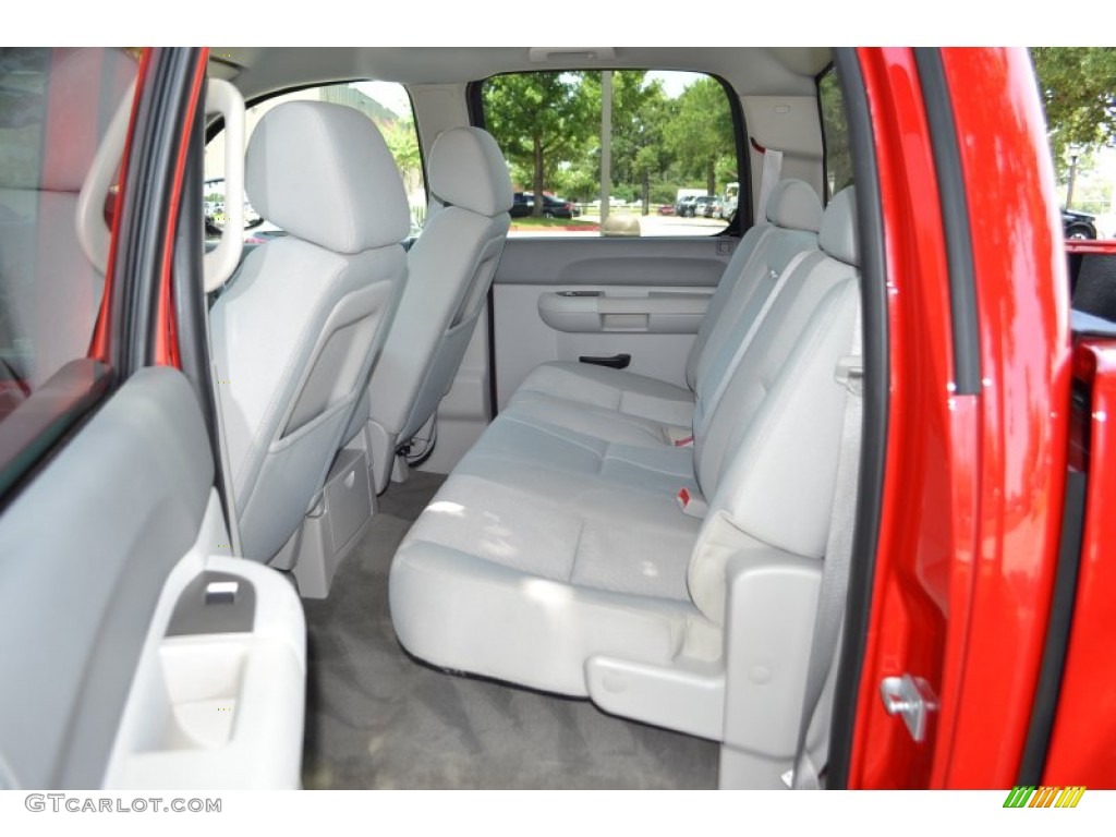 2013 Silverado 1500 LT Crew Cab - Victory Red / Light Titanium/Dark Titanium photo #12