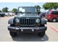 2011 Natural Green Pearl Jeep Wrangler Unlimited Rubicon 4x4  photo #8