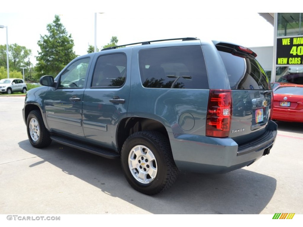 2009 Tahoe LS - Blue Granite Metallic / Light Cashmere photo #3