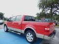 2007 Bright Red Ford F150 Lariat SuperCrew  photo #3