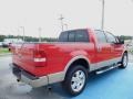 2007 Bright Red Ford F150 Lariat SuperCrew  photo #6