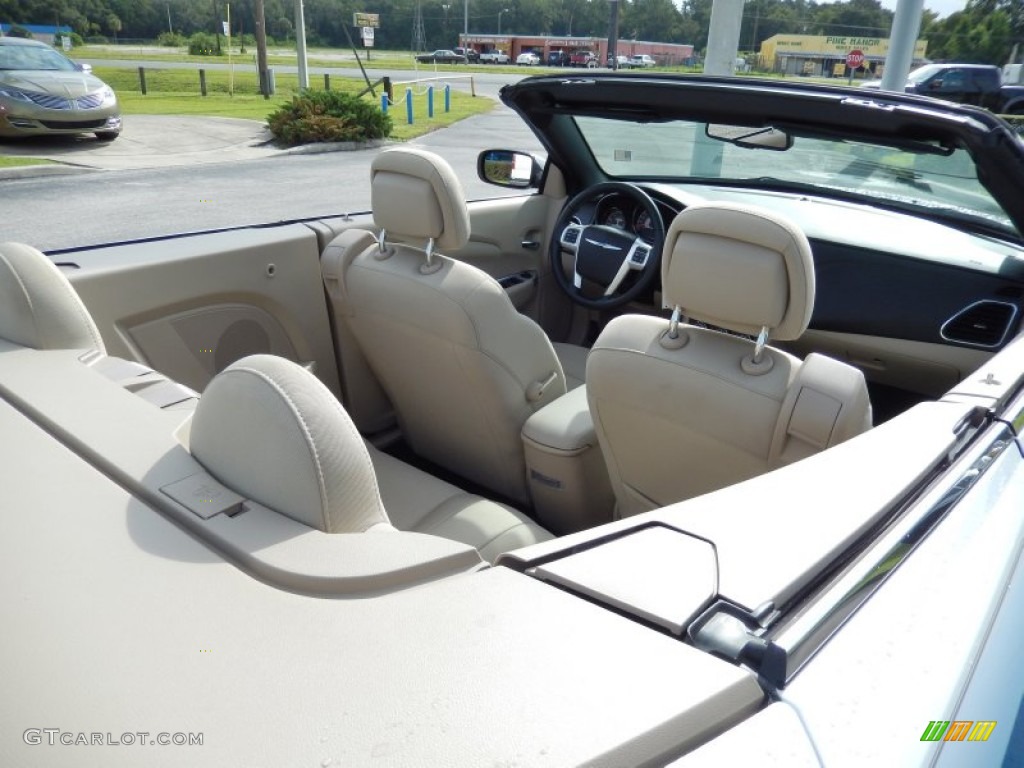 2013 200 Touring Convertible - Bright White / Black/Light Frost Beige photo #12