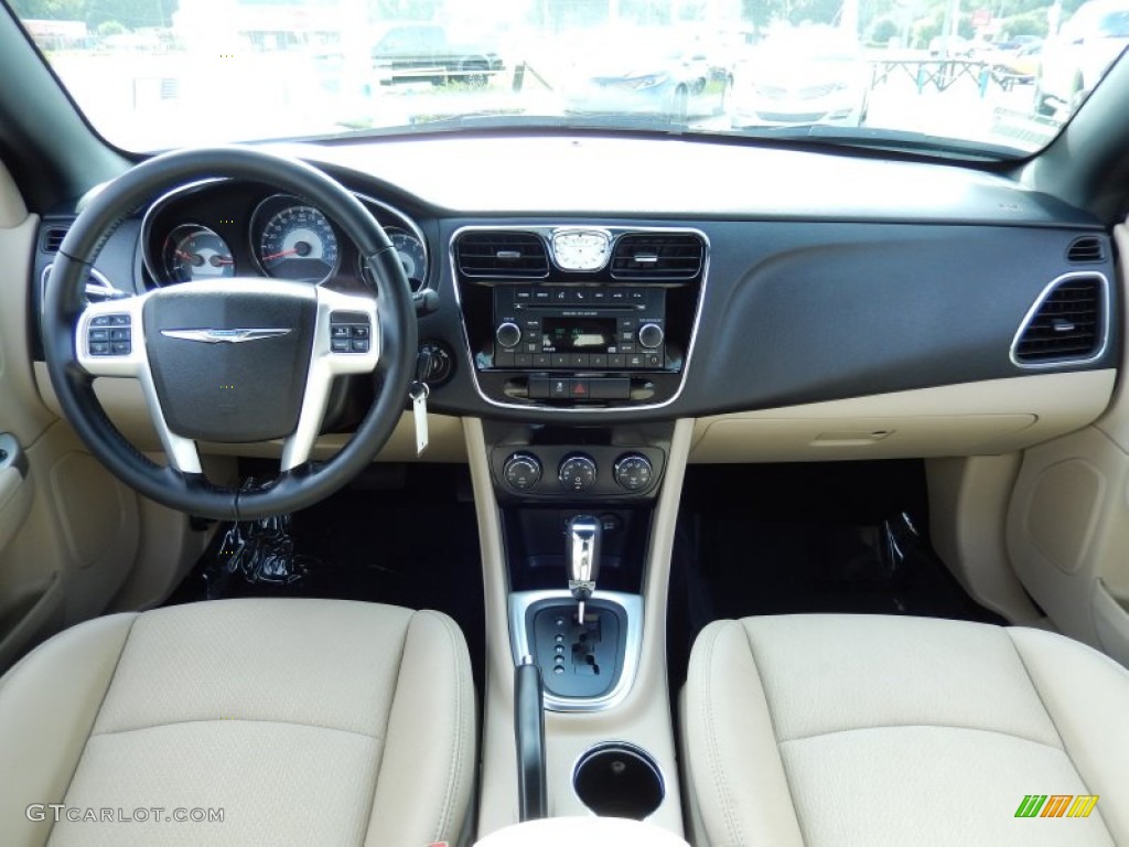 2013 200 Touring Convertible - Bright White / Black/Light Frost Beige photo #24