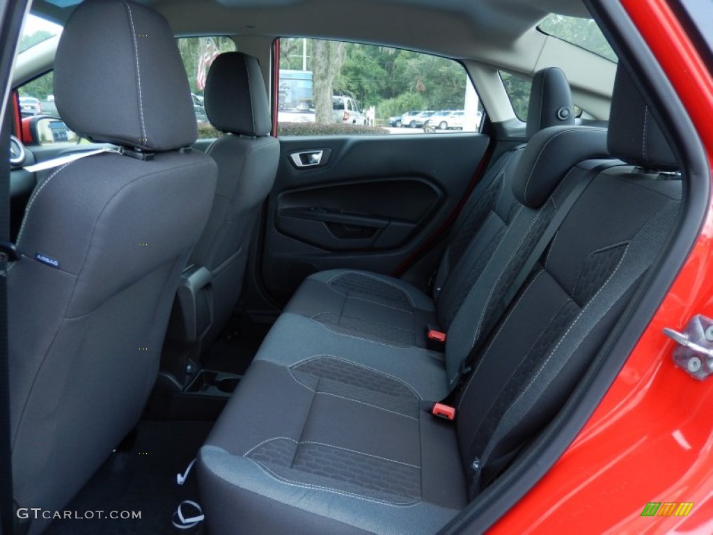 2014 Ford Fiesta SE Sedan Rear Seat Photo #84122060