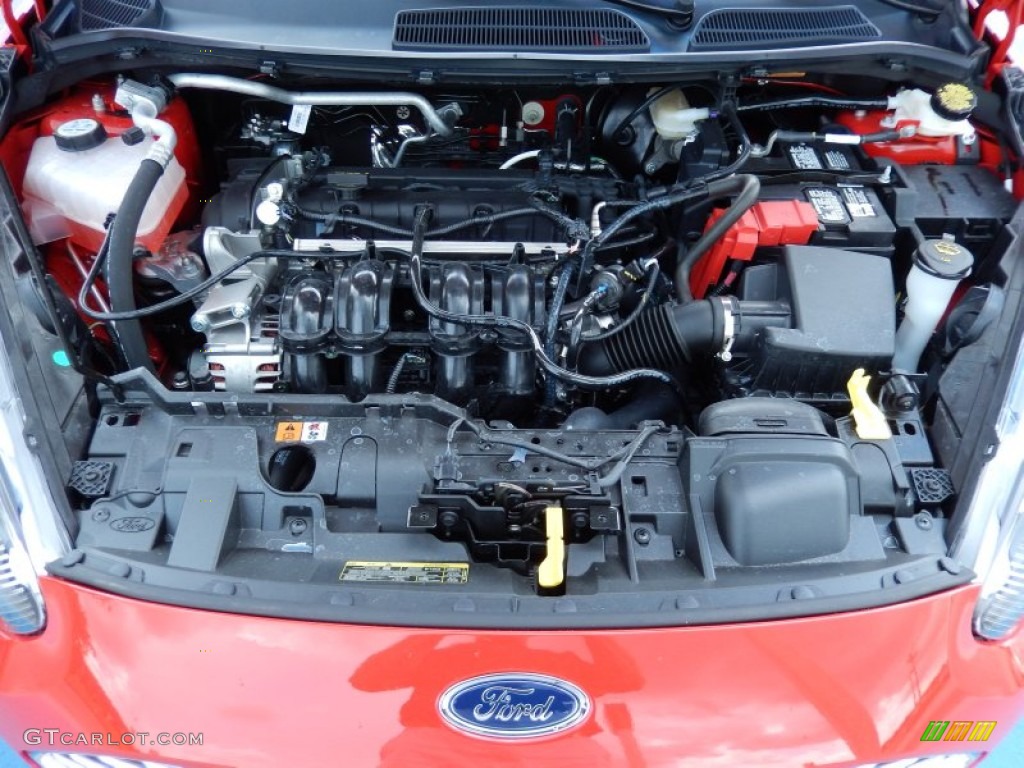 2014 Ford Fiesta SE Sedan 1.6 Liter DOHC 16-Valve Ti-VCT 4 Cylinder Engine Photo #84122147