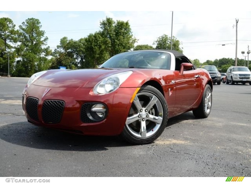2009 Solstice GXP Roadster - Wicked Ruby Red / Ebony photo #1