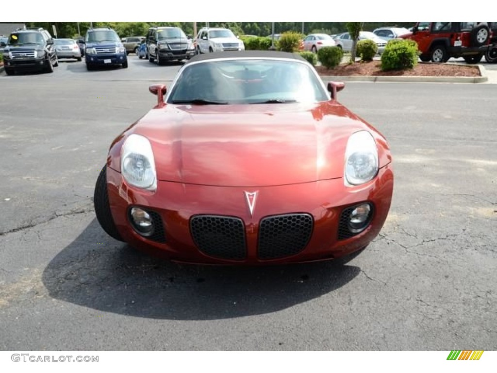 2009 Solstice GXP Roadster - Wicked Ruby Red / Ebony photo #2