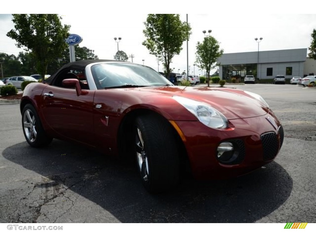 2009 Solstice GXP Roadster - Wicked Ruby Red / Ebony photo #3