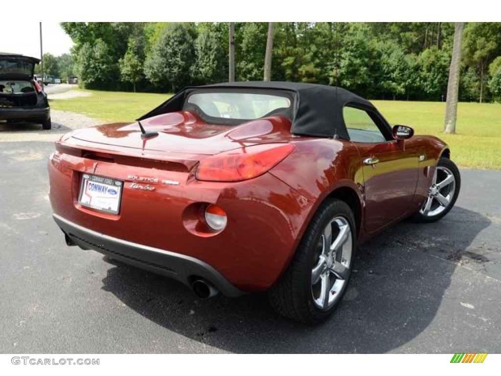 2009 Solstice GXP Roadster - Wicked Ruby Red / Ebony photo #5