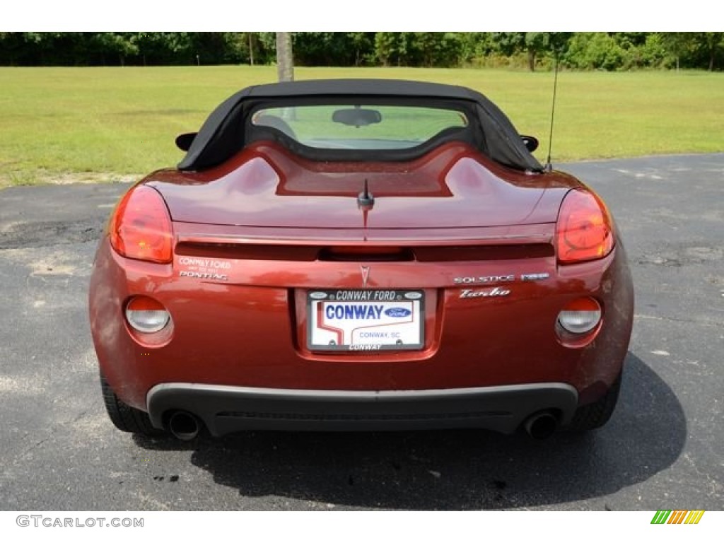 2009 Solstice GXP Roadster - Wicked Ruby Red / Ebony photo #6