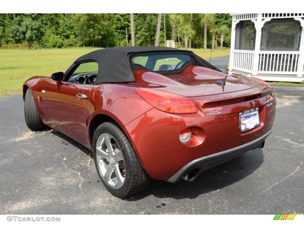 2009 Solstice GXP Roadster - Wicked Ruby Red / Ebony photo #7
