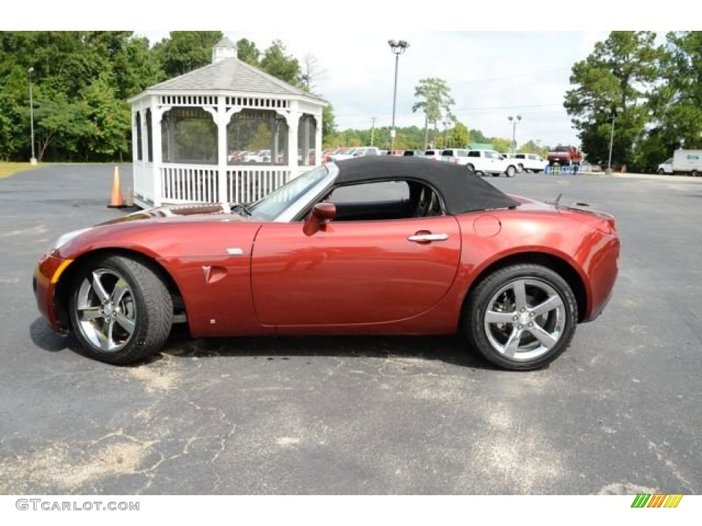 Wicked Ruby Red 2009 Pontiac Solstice GXP Roadster Exterior Photo #84122426