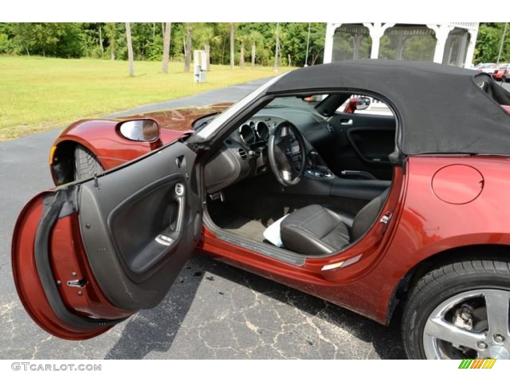 2009 Solstice GXP Roadster - Wicked Ruby Red / Ebony photo #11