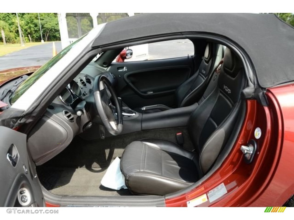 2009 Solstice GXP Roadster - Wicked Ruby Red / Ebony photo #12