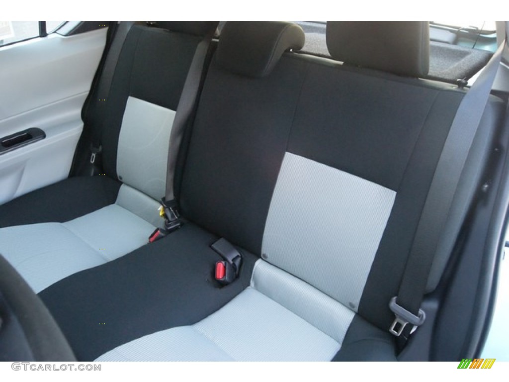 2013 Prius c Hybrid Two - Summer Rain Metallic / Light Blue Gray/Black photo #7