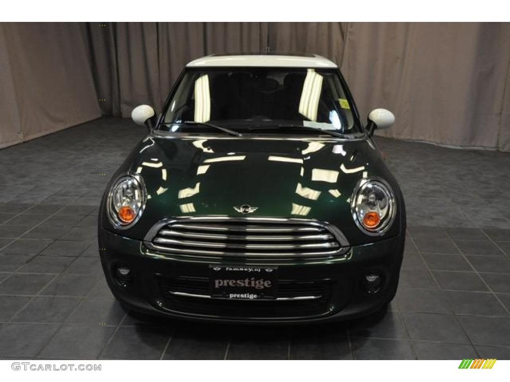 2013 Cooper Hardtop - British Racing Green II Metallic / Carbon Black photo #3
