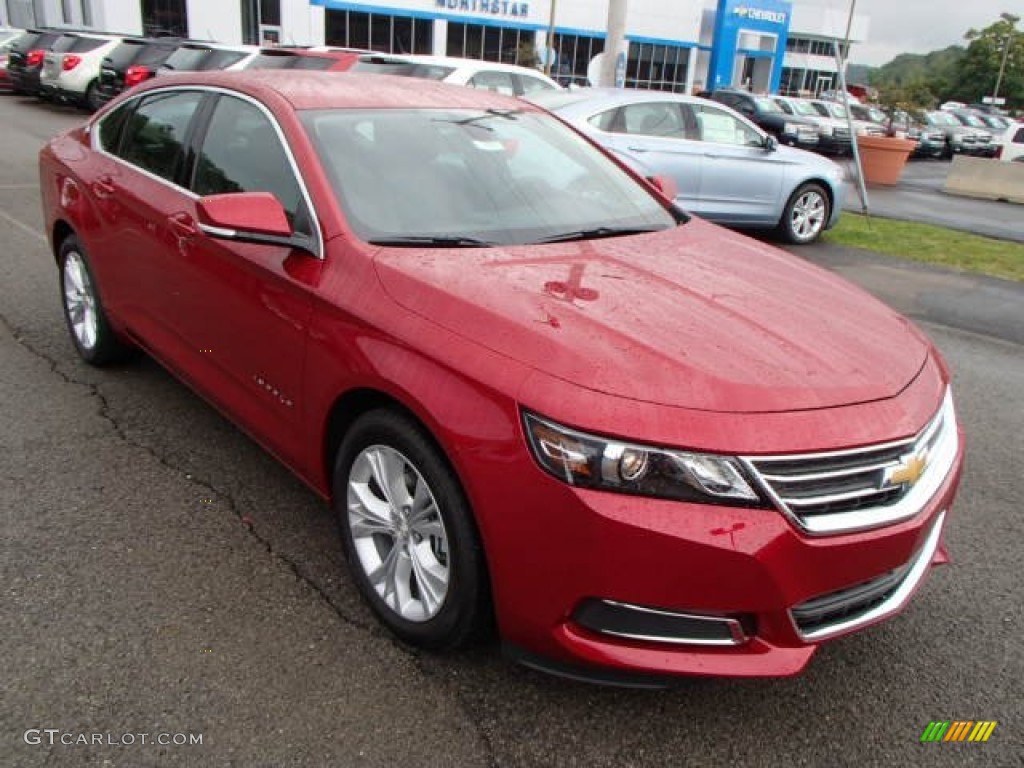 2014 Impala LT - Crystal Red Tintcoat / Jet Black photo #2