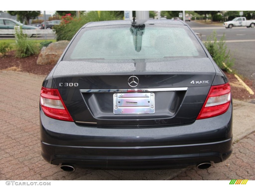 2010 C 300 Sport 4Matic - Steel Grey Metallic / Grey/Black photo #6