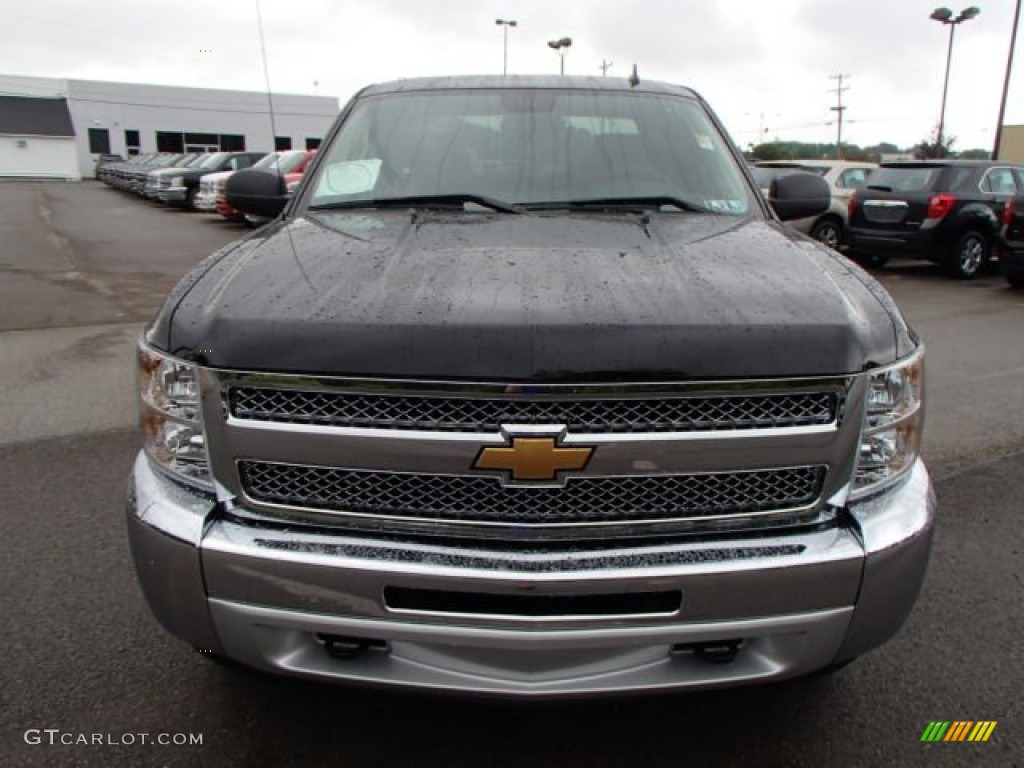 2013 Silverado 1500 LT Extended Cab 4x4 - Black / Ebony photo #3
