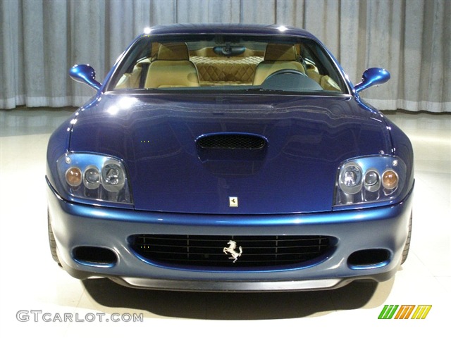 2002 Ferrari 575 Maranello F1, Blue / Tan, Front 2002 Ferrari 575M Maranello F1 Parts