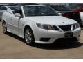 Arctic White 2008 Saab 9-3 Aero Convertible