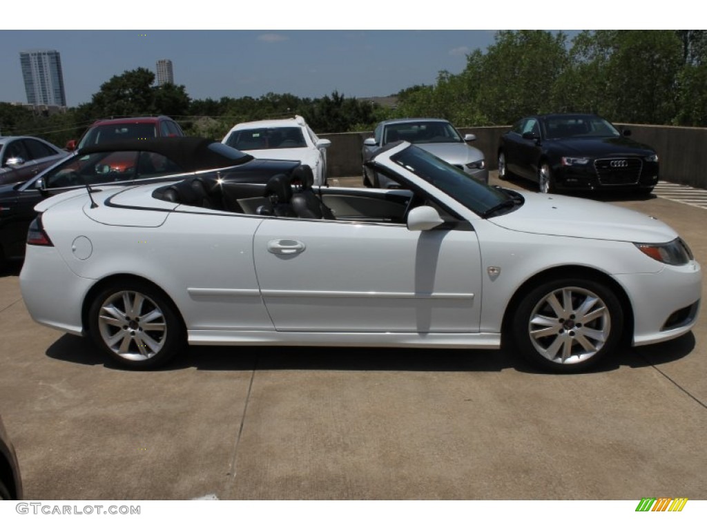 Arctic White 2008 Saab 9-3 Aero Convertible Exterior Photo #84125690