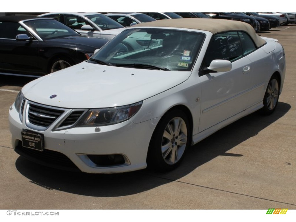 2008 9-3 Aero Convertible - Arctic White / Black photo #5