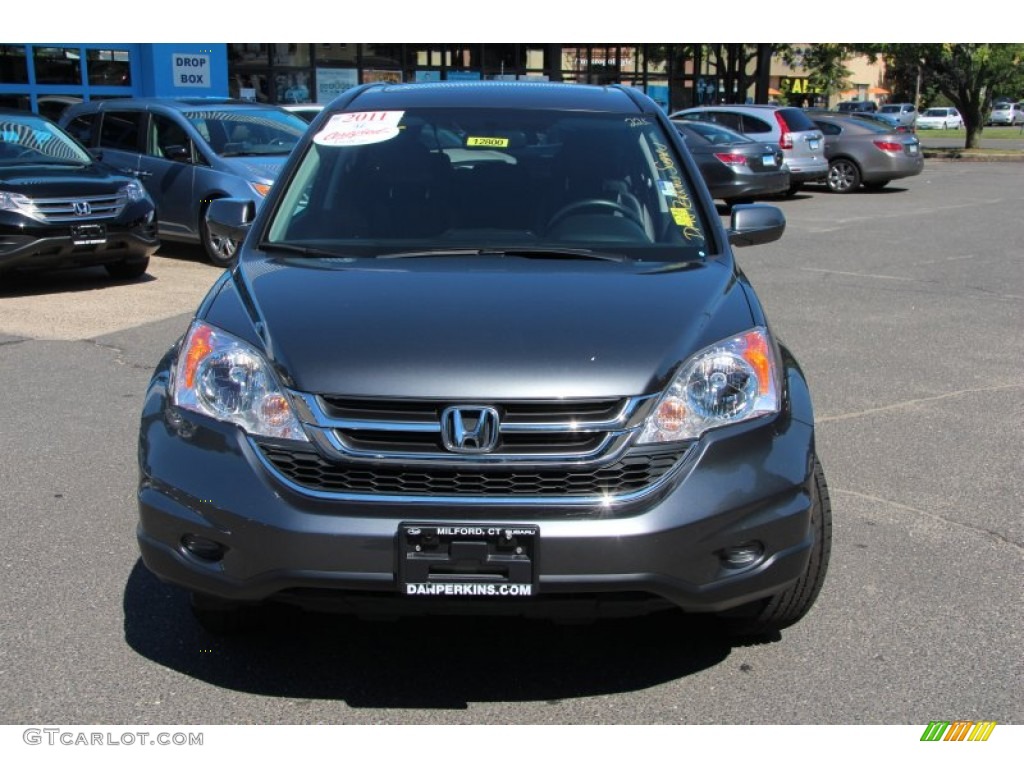 2011 CR-V EX-L 4WD - Polished Metal Metallic / Gray photo #2