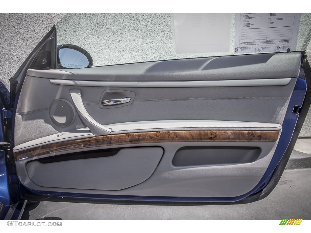 2007 3 Series 335i Coupe - Montego Blue Metallic / Grey photo #24
