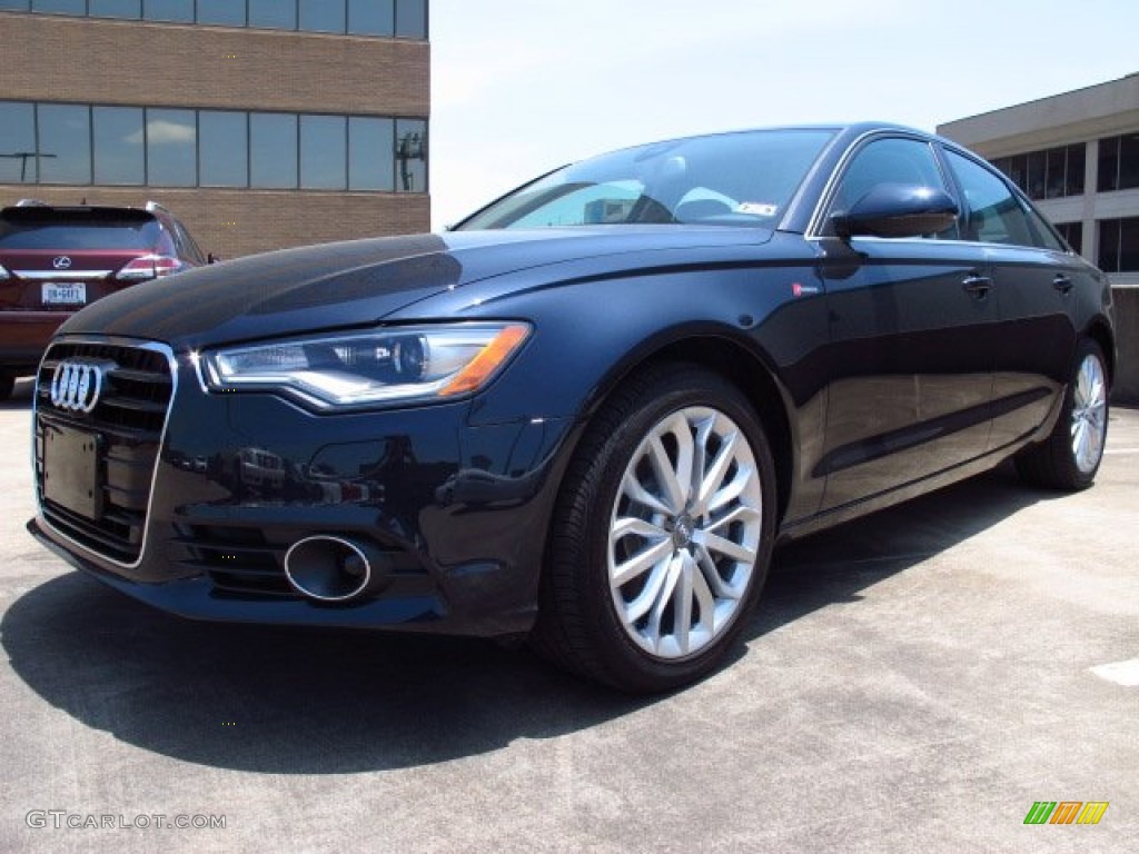 Moonlight Blue Metallic 2014 Audi A6 3.0T quattro Sedan Exterior Photo #84126635