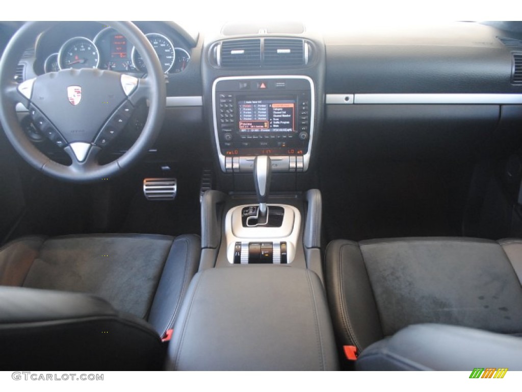 2008 Porsche Cayenne GTS Black w/ Alcantara Seat Inlay Dashboard Photo #84127586