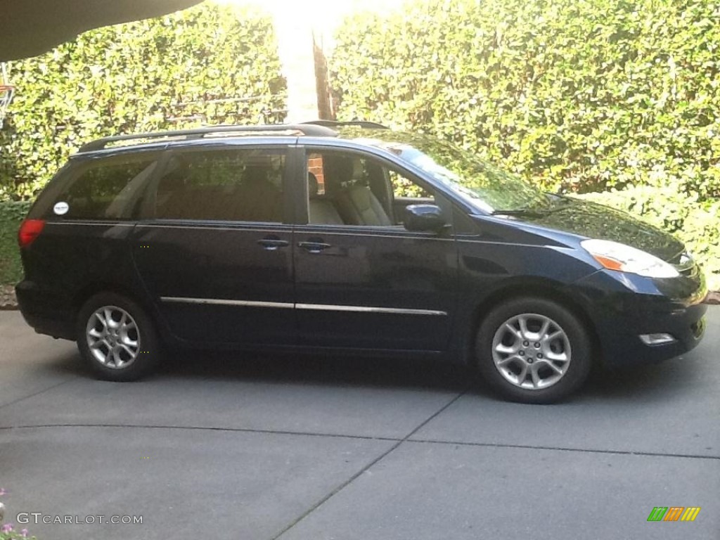 2006 Sienna Limited - Nautical Blue Metallic / Taupe photo #2