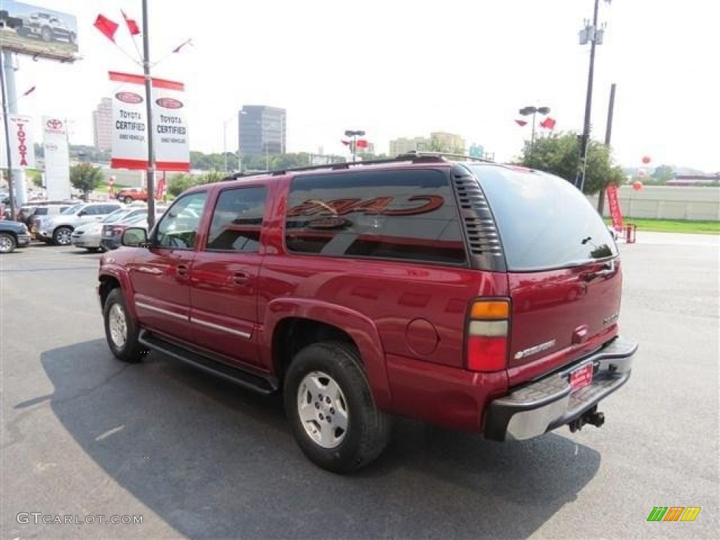 2004 Suburban 1500 - Sport Red Metallic / Tan/Neutral photo #5