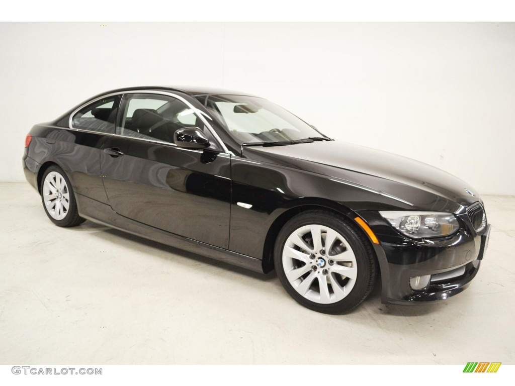 2011 3 Series 328i Coupe - Jet Black / Black photo #2