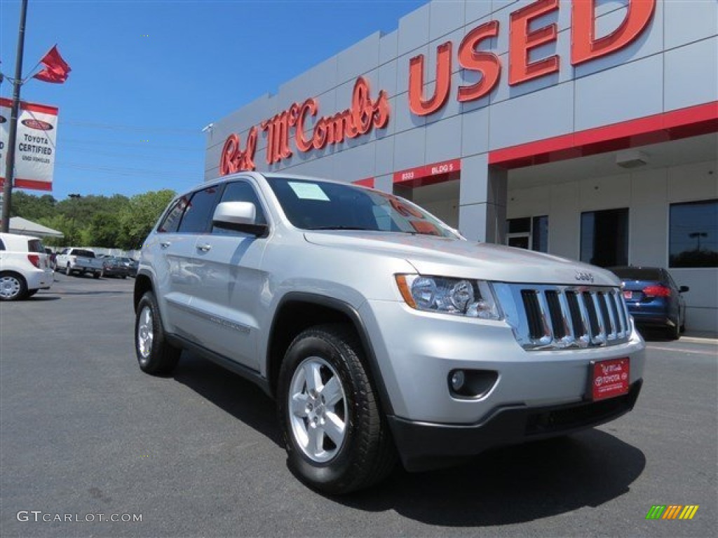 2013 Grand Cherokee Laredo - Bright Silver Metallic / Black photo #1