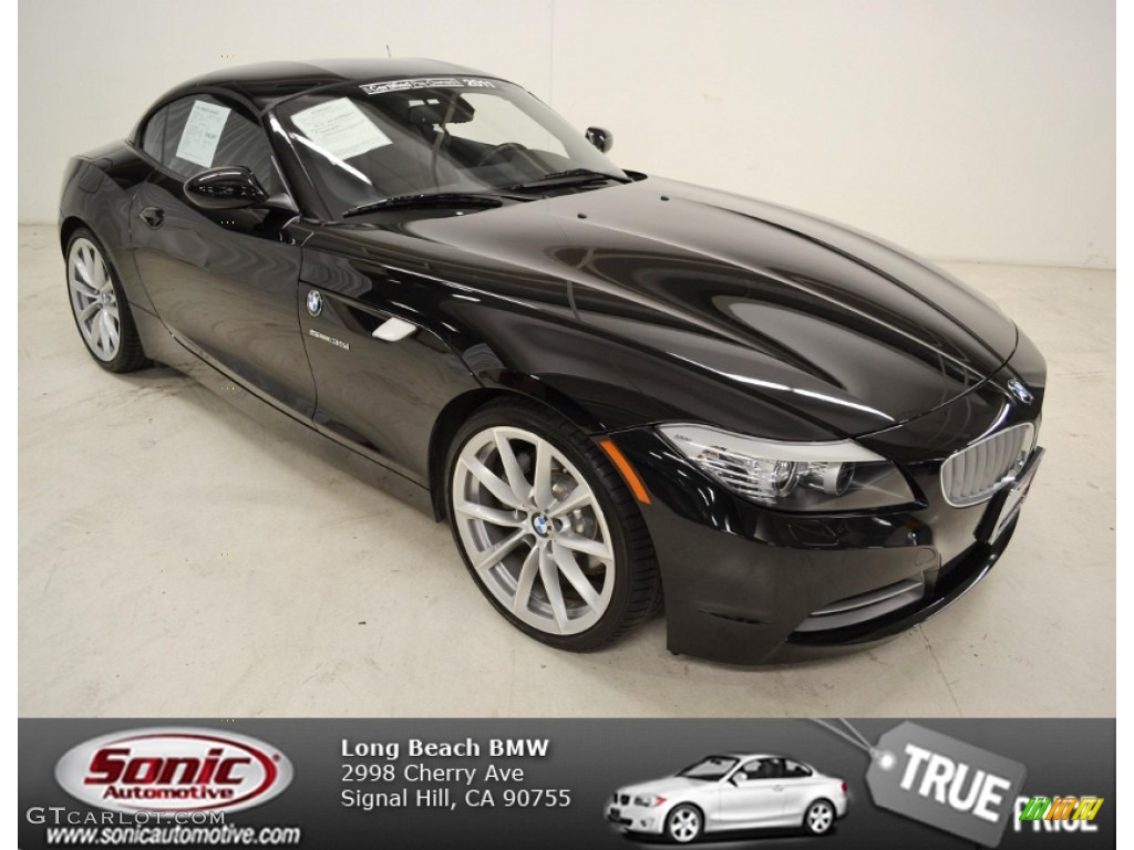 2011 Z4 sDrive35i Roadster - Jet Black / Black photo #1