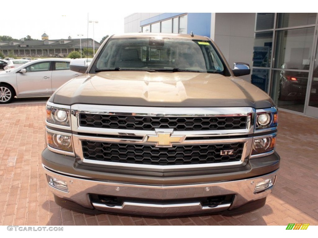 2014 Silverado 1500 LTZ Crew Cab 4x4 - Brownstone Metallic / Jet Black/Dark Ash photo #15