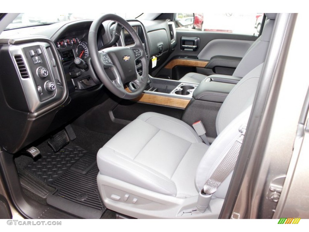 Jet Black/Dark Ash Interior 2014 Chevrolet Silverado 1500 LTZ Crew Cab 4x4 Photo #84134687