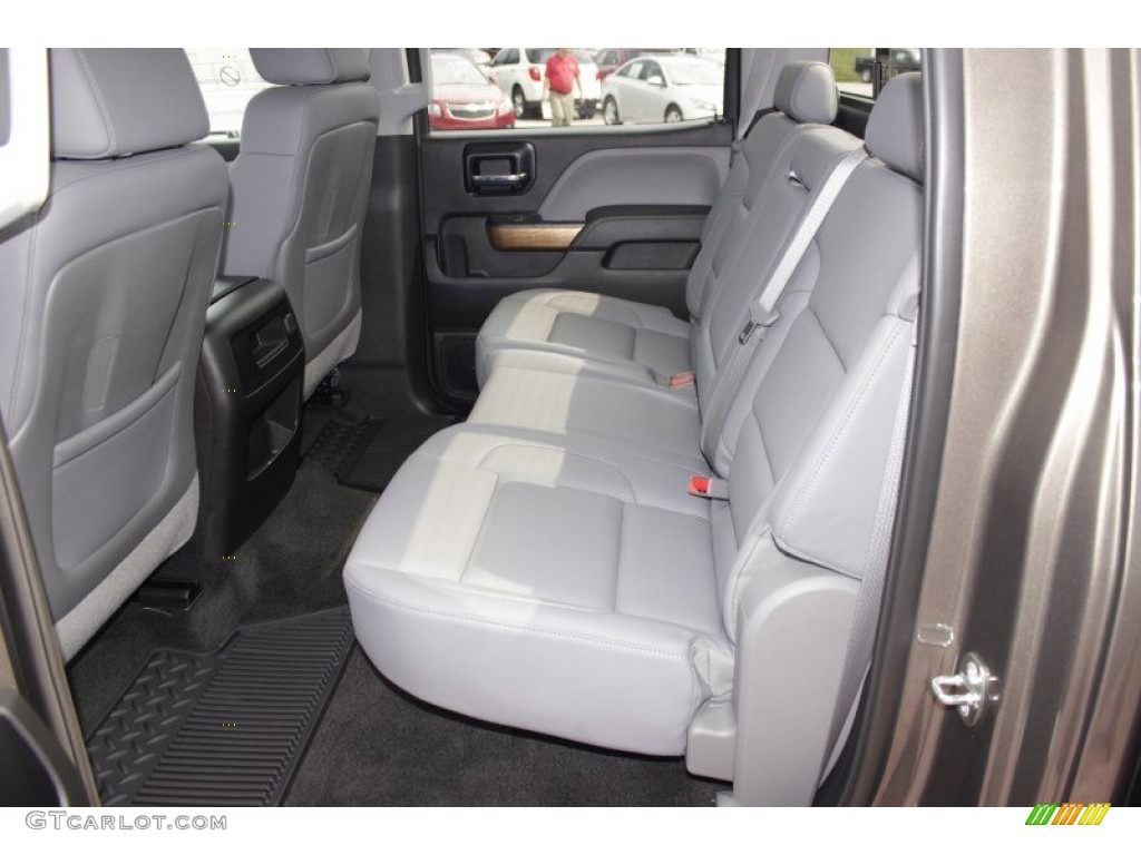 2014 Chevrolet Silverado 1500 LTZ Crew Cab 4x4 Rear Seat Photo #84134690