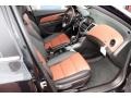 2013 Chevrolet Cruze Jet Black/Brick Interior Front Seat Photo