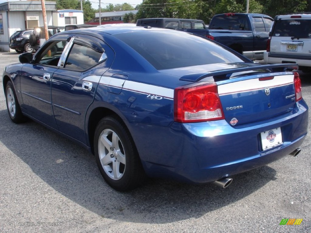 2010 Charger SXT - Deep Water Blue Pearl / Dark Slate Gray photo #7