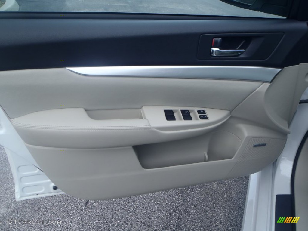 2011 Subaru Legacy 2.5i Premium Warm Ivory Door Panel Photo #84136494