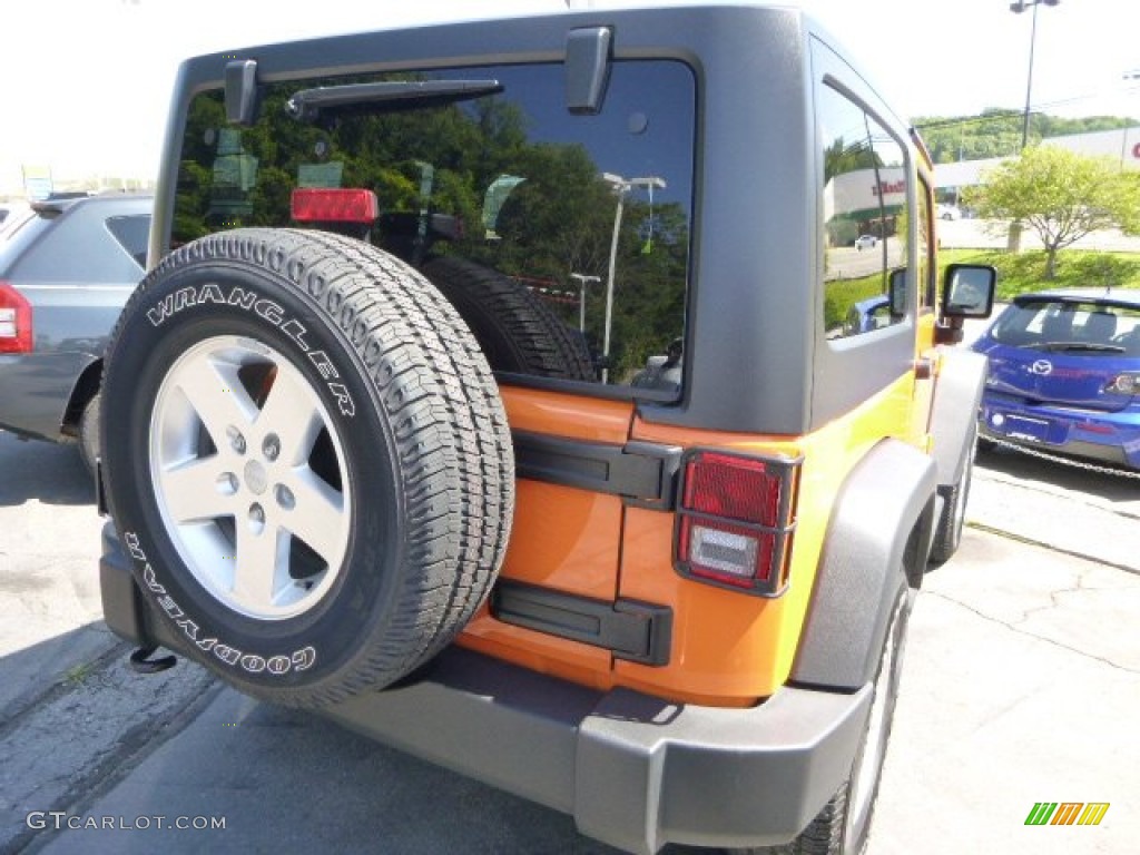 2012 Wrangler Sport S 4x4 - Crush Orange / Black photo #5