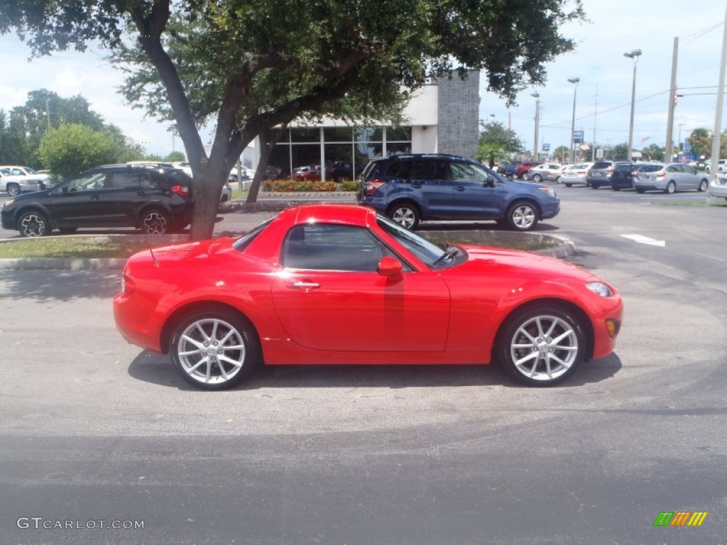 2009 MX-5 Miata Hardtop Touring Roadster - True Red / Black photo #7