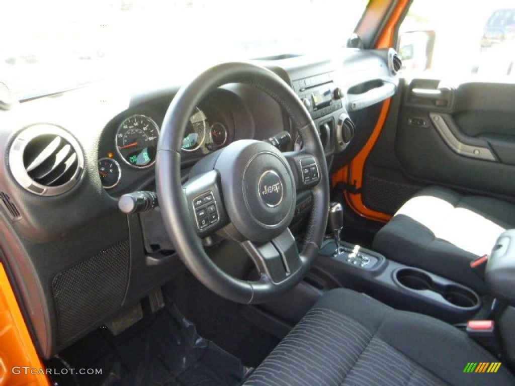 2012 Wrangler Sport S 4x4 - Crush Orange / Black photo #12