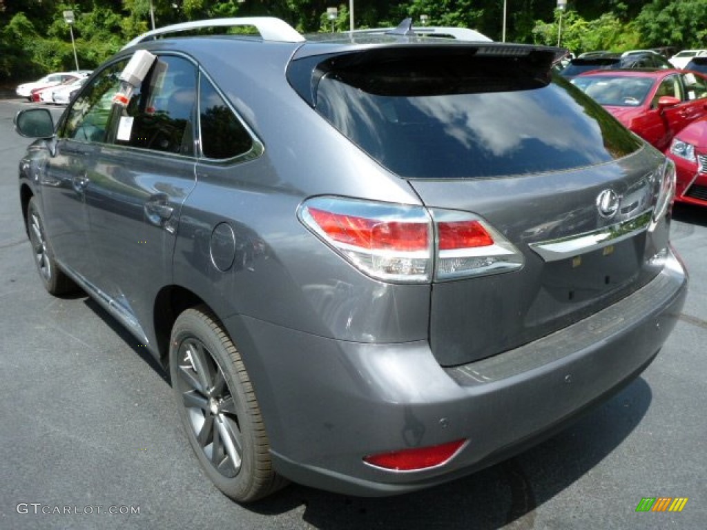 2013 RX 350 F Sport AWD - Nebula Gray Pearl / Black/Ebony Birds Eye Maple photo #2