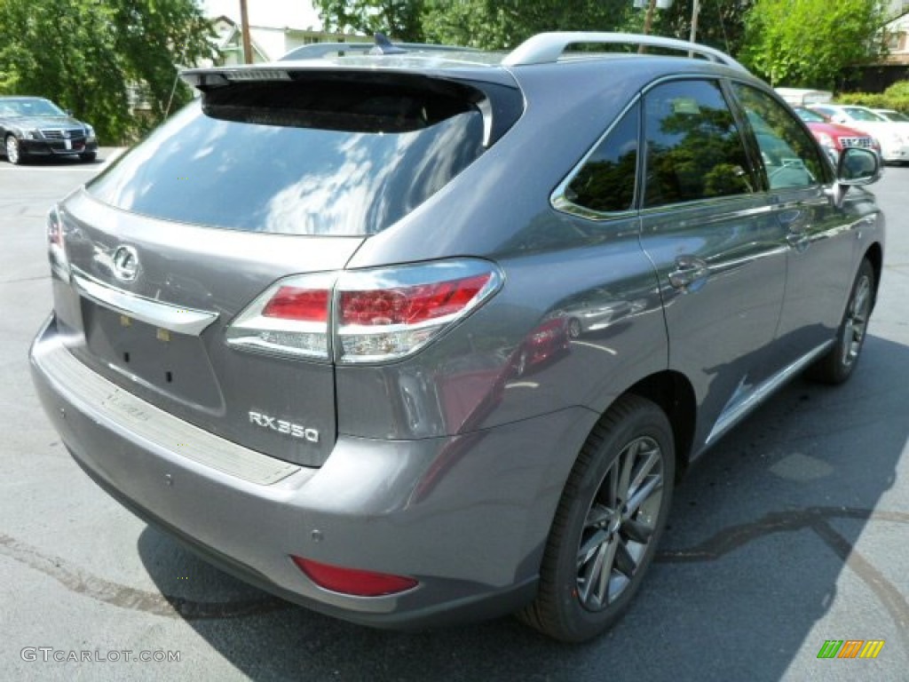 2013 RX 350 F Sport AWD - Nebula Gray Pearl / Black/Ebony Birds Eye Maple photo #4